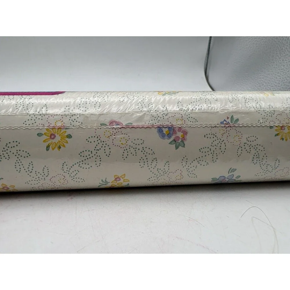 Vintage Rubbermaid Grip Self Adhesive Shelf Liner Floral 3 Yds x 18” NOS